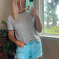 Vintage Charm Striped Tee