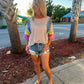 Striped Floral Top