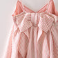 Stripe Bow Babydoll Sundress