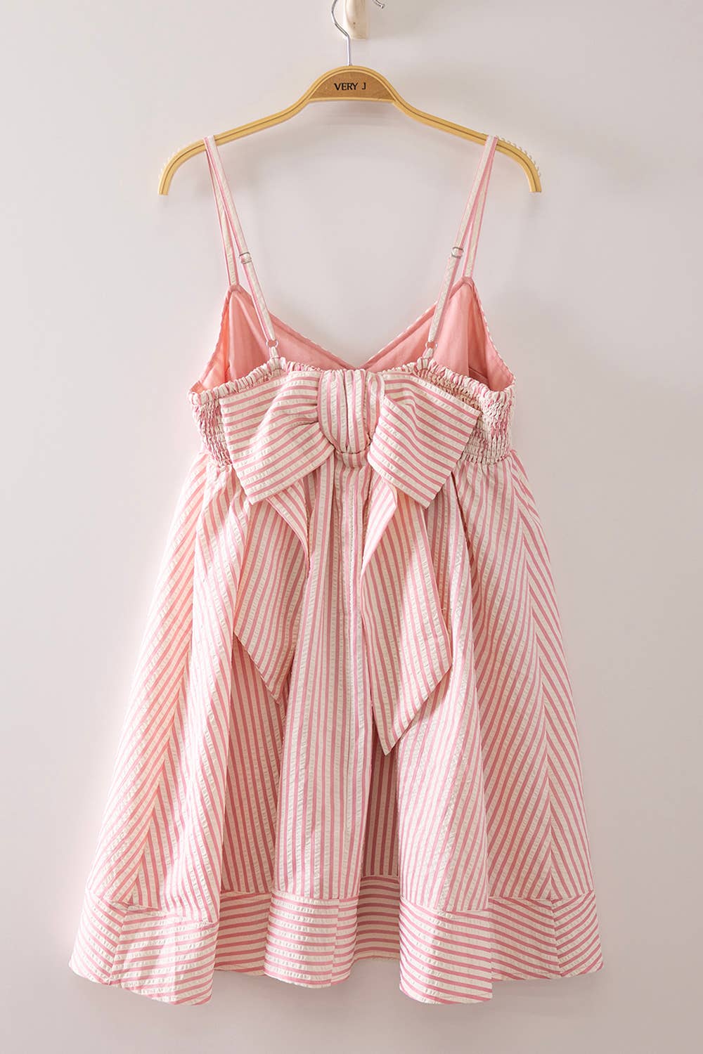 Stripe Bow Babydoll Sundress
