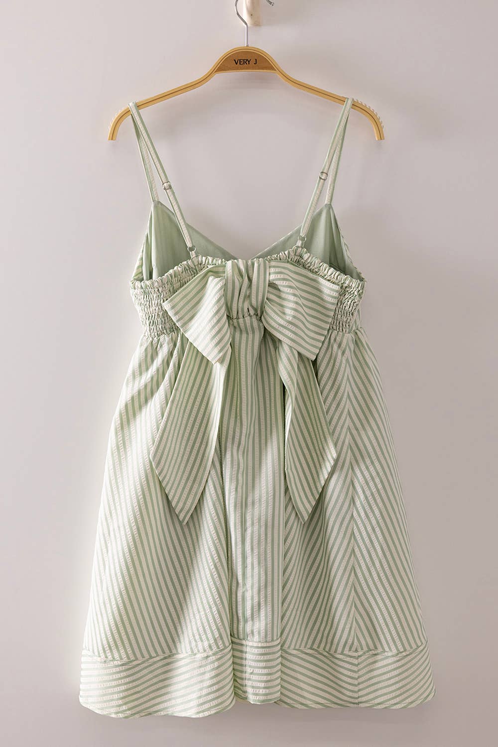 Stripe Bow Babydoll Sundress