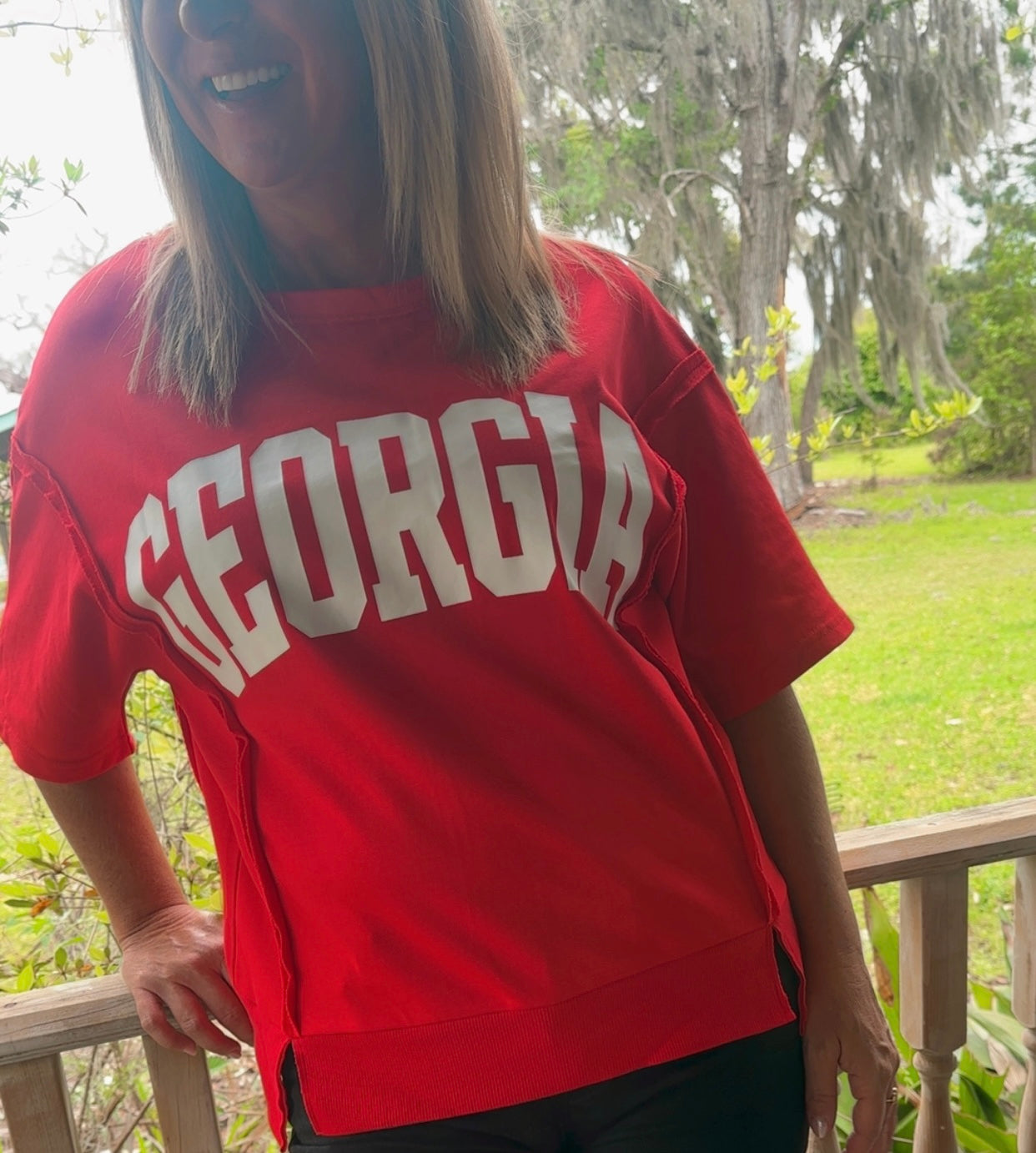 Georgia Oversized Top