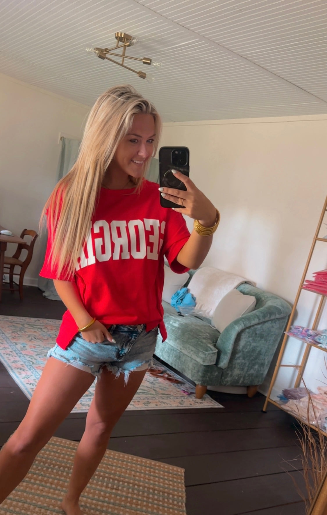 Georgia Oversized Top