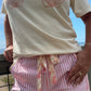 Pink Stripe Shorts