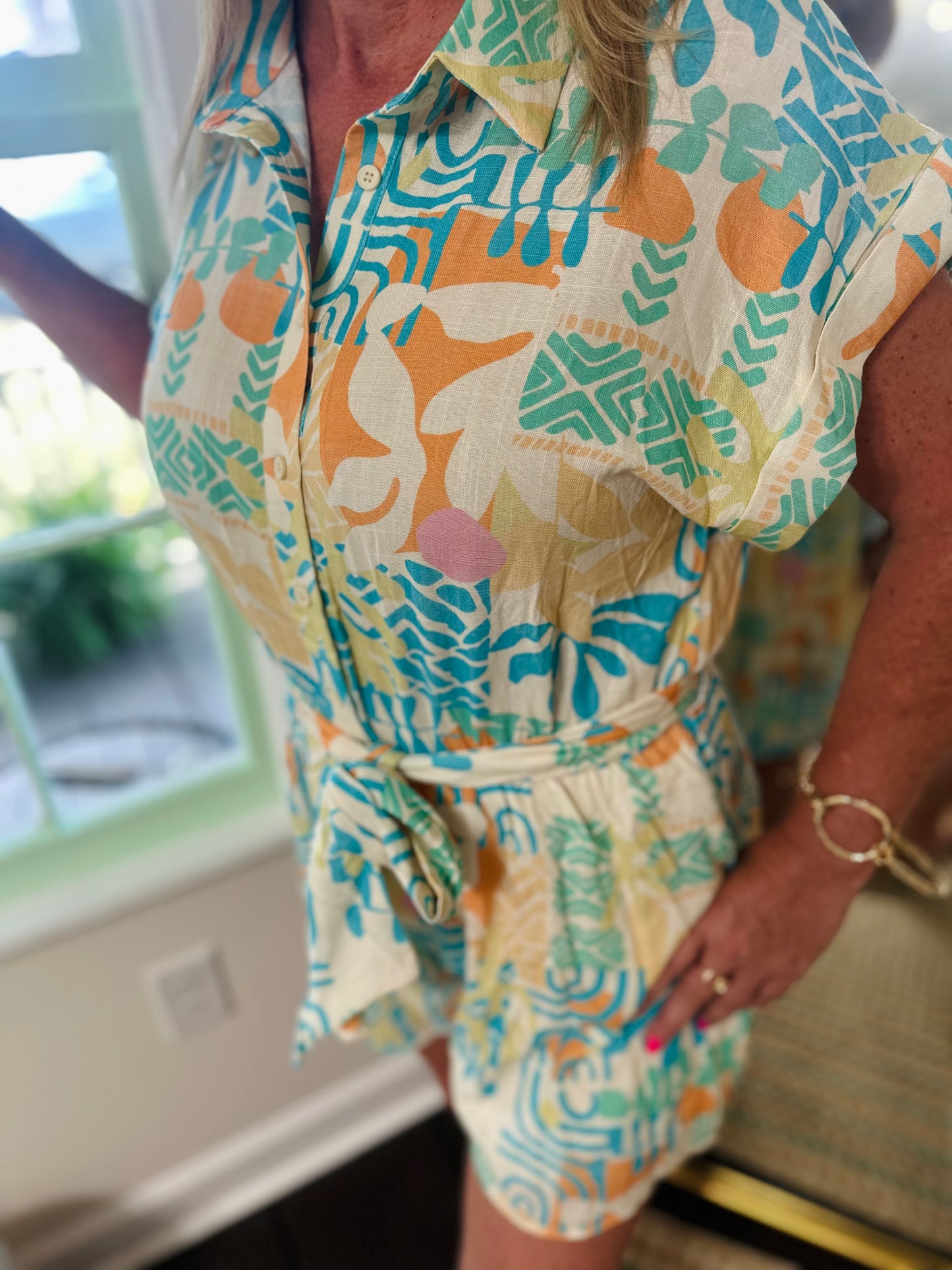 Tropical Colors Romper
