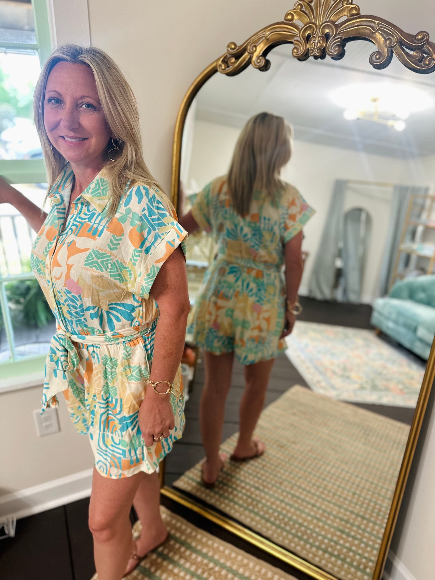 Tropical Colors Romper